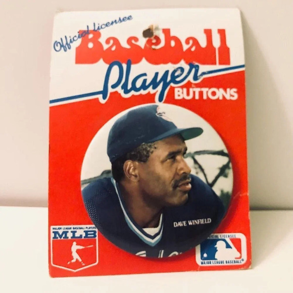 Vtg Dave Winfield Baseball Player Button  Toronto Blue Jays - Picture 11 of 12